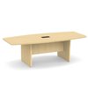 Officesource OS Conference Tables Boat Shaped Conference Table with Slab Base PL236MA